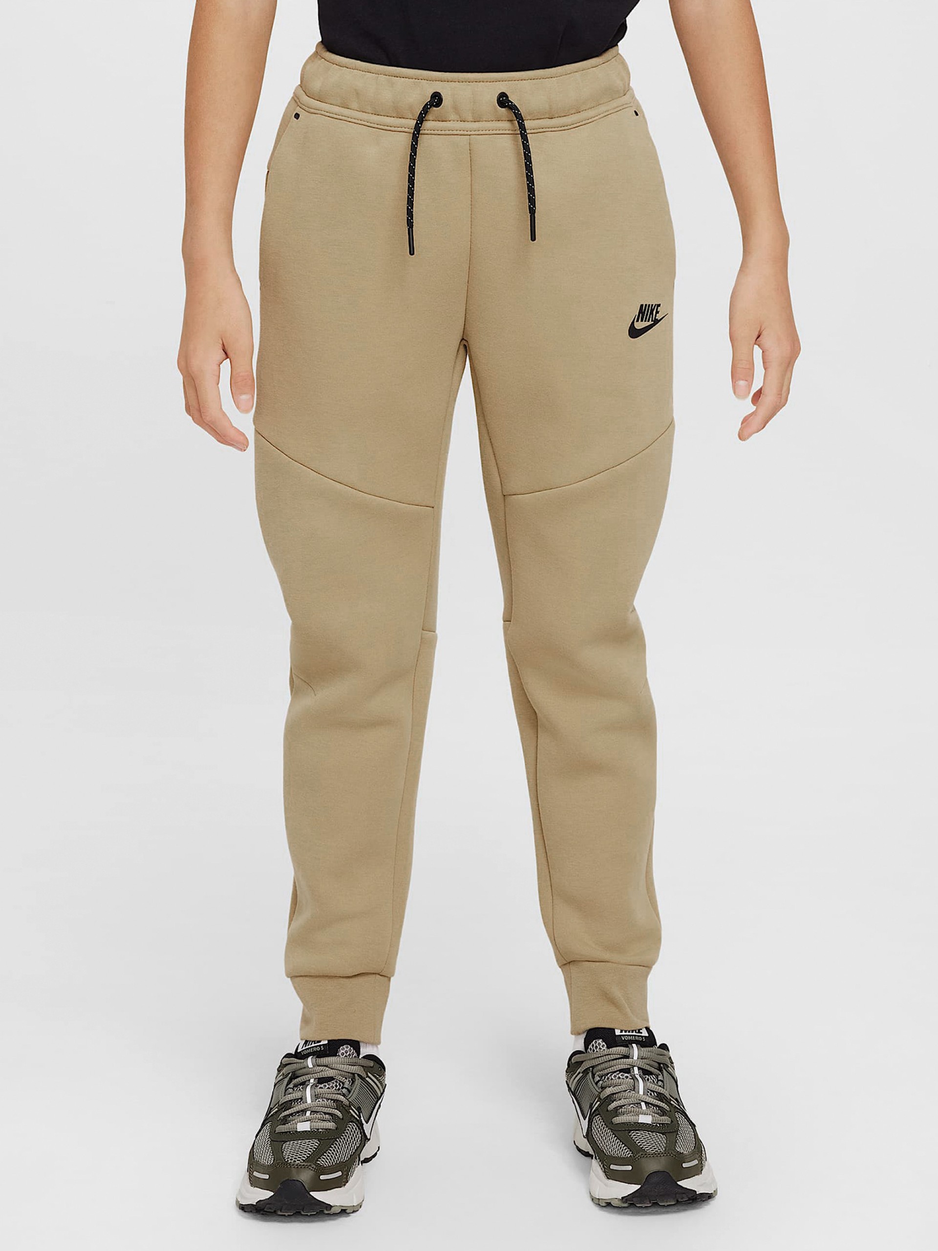 Pantalones Nike Sportswear Tech Fleece Júnior Beige