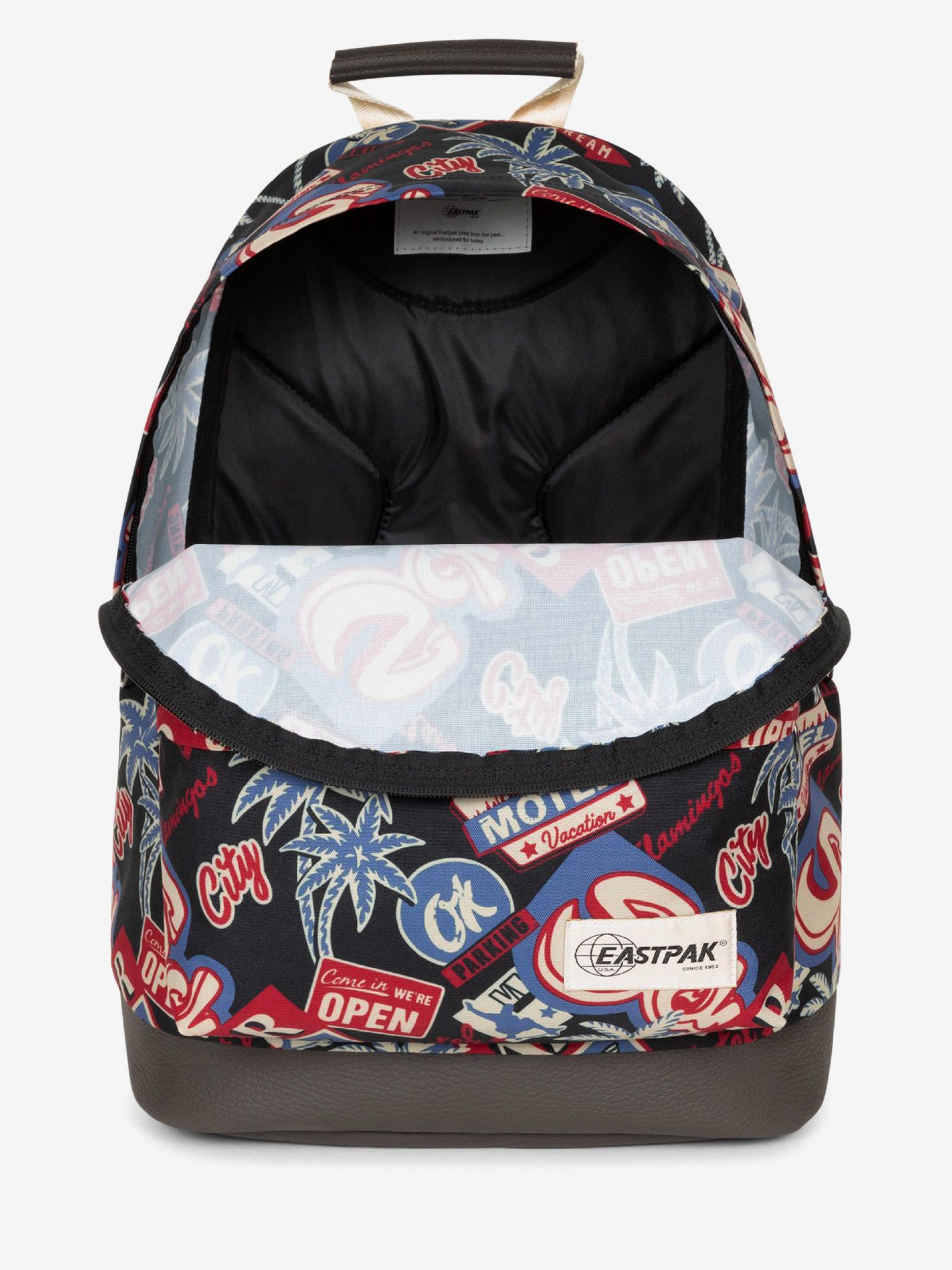 Mochila Escolar Eastpak Wyoming Road To Print Com Padrão