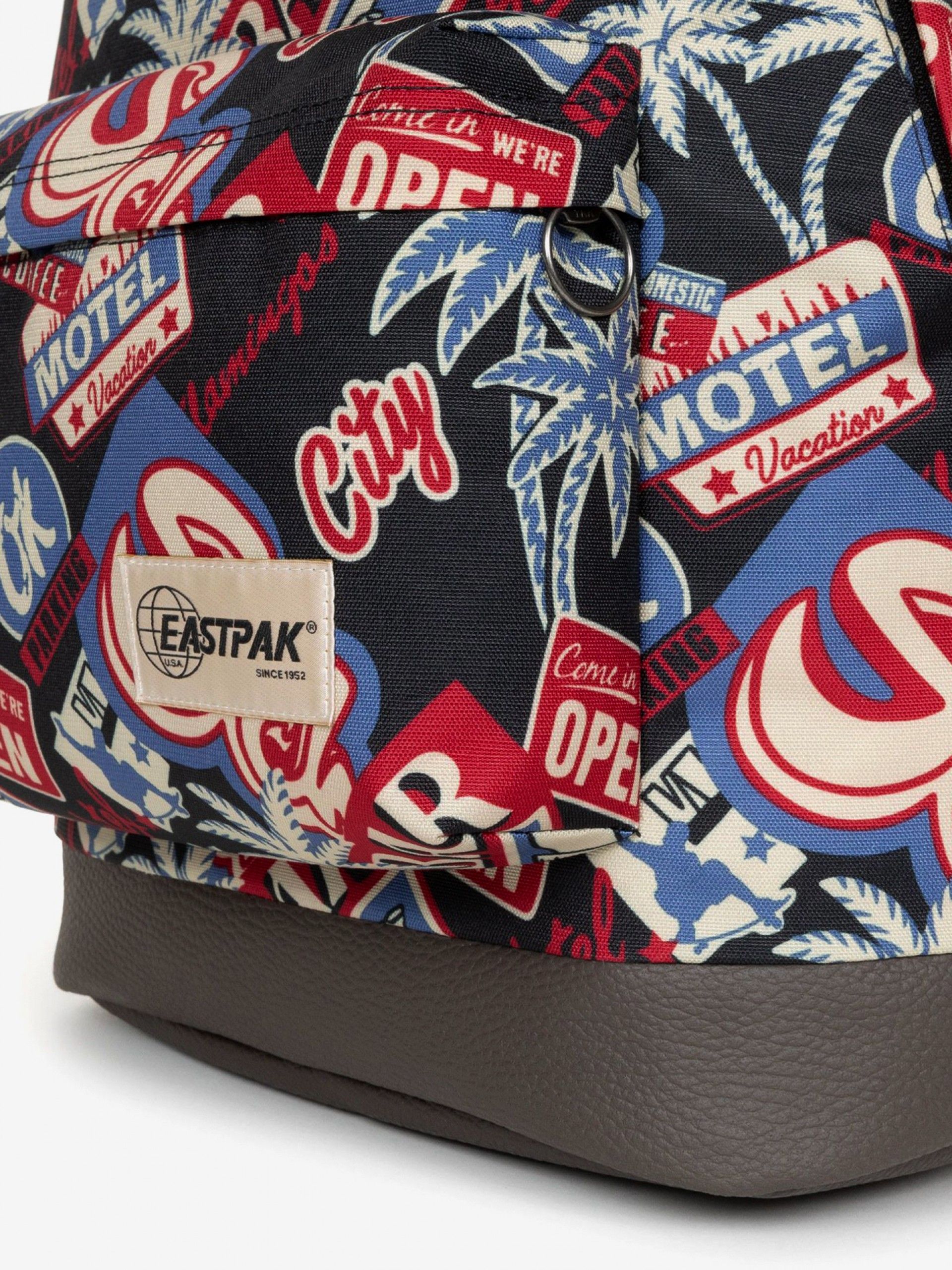 Mochila Escolar Eastpak Wyoming Road To Print Com Padrão