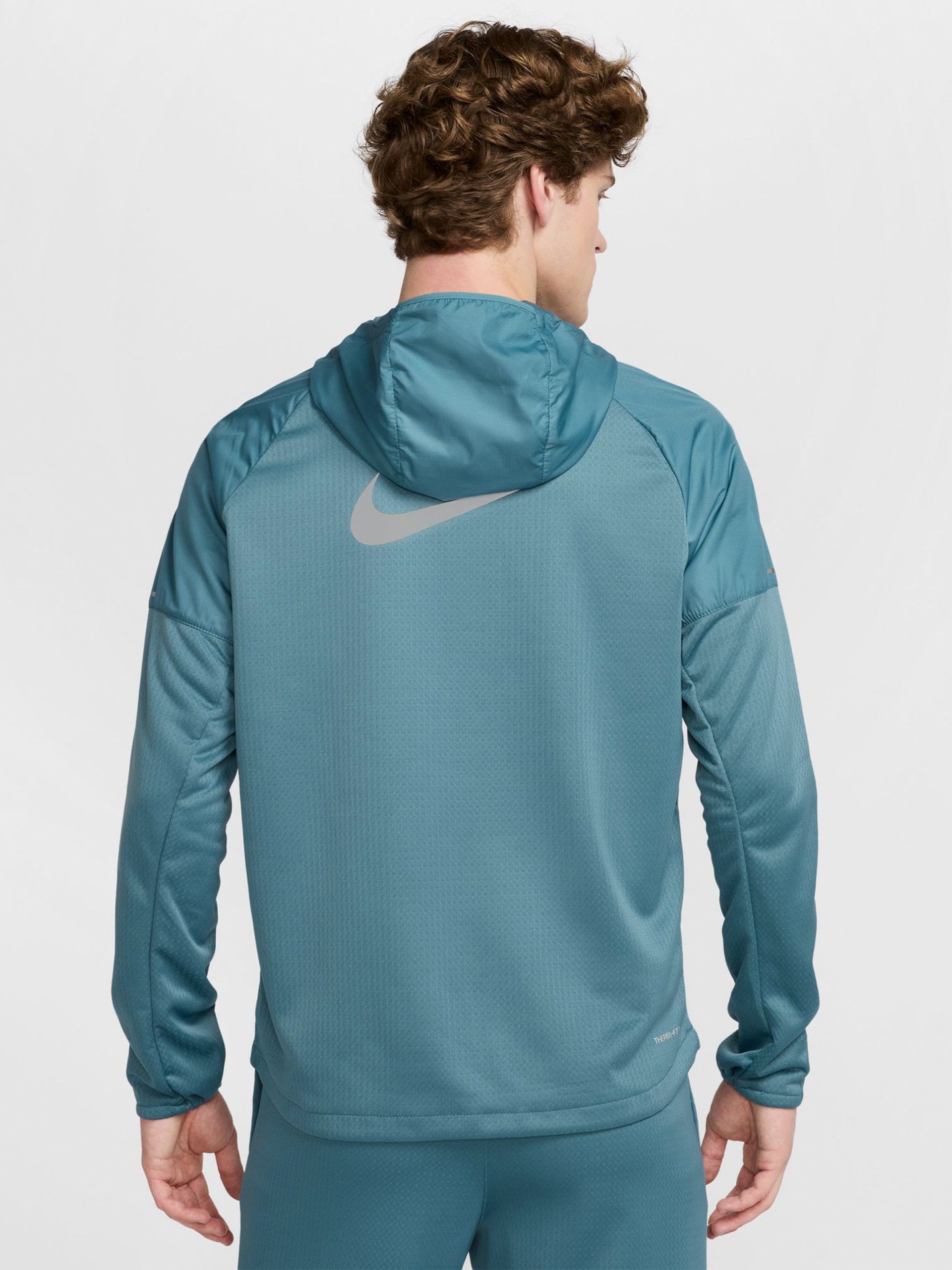Casaco com Capuz de Running Nike Sphere Miler Therma-FIT Azul Para Homem