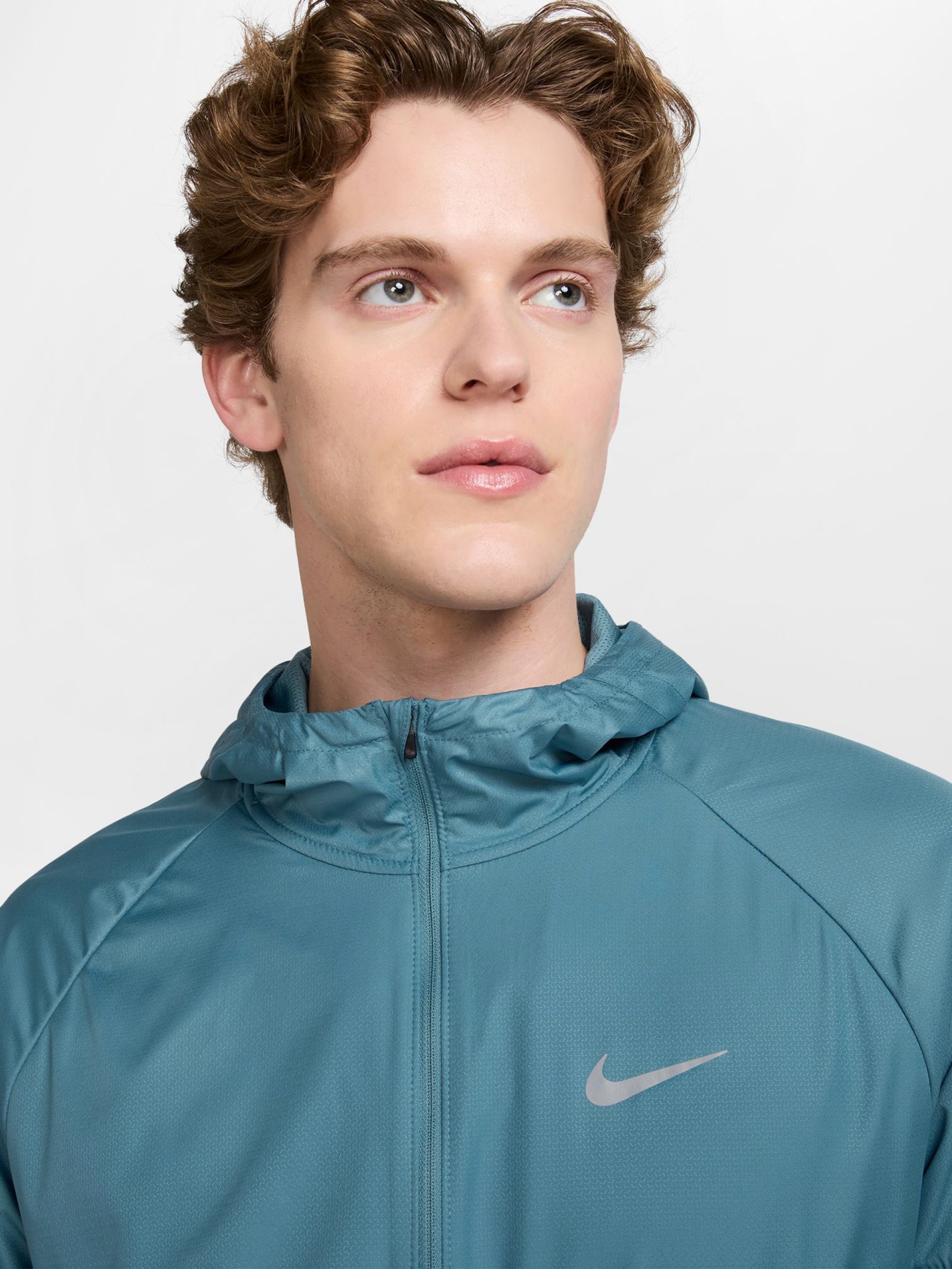 Casaco com Capuz de Running Nike Sphere Miler Therma-FIT Azul Para Homem