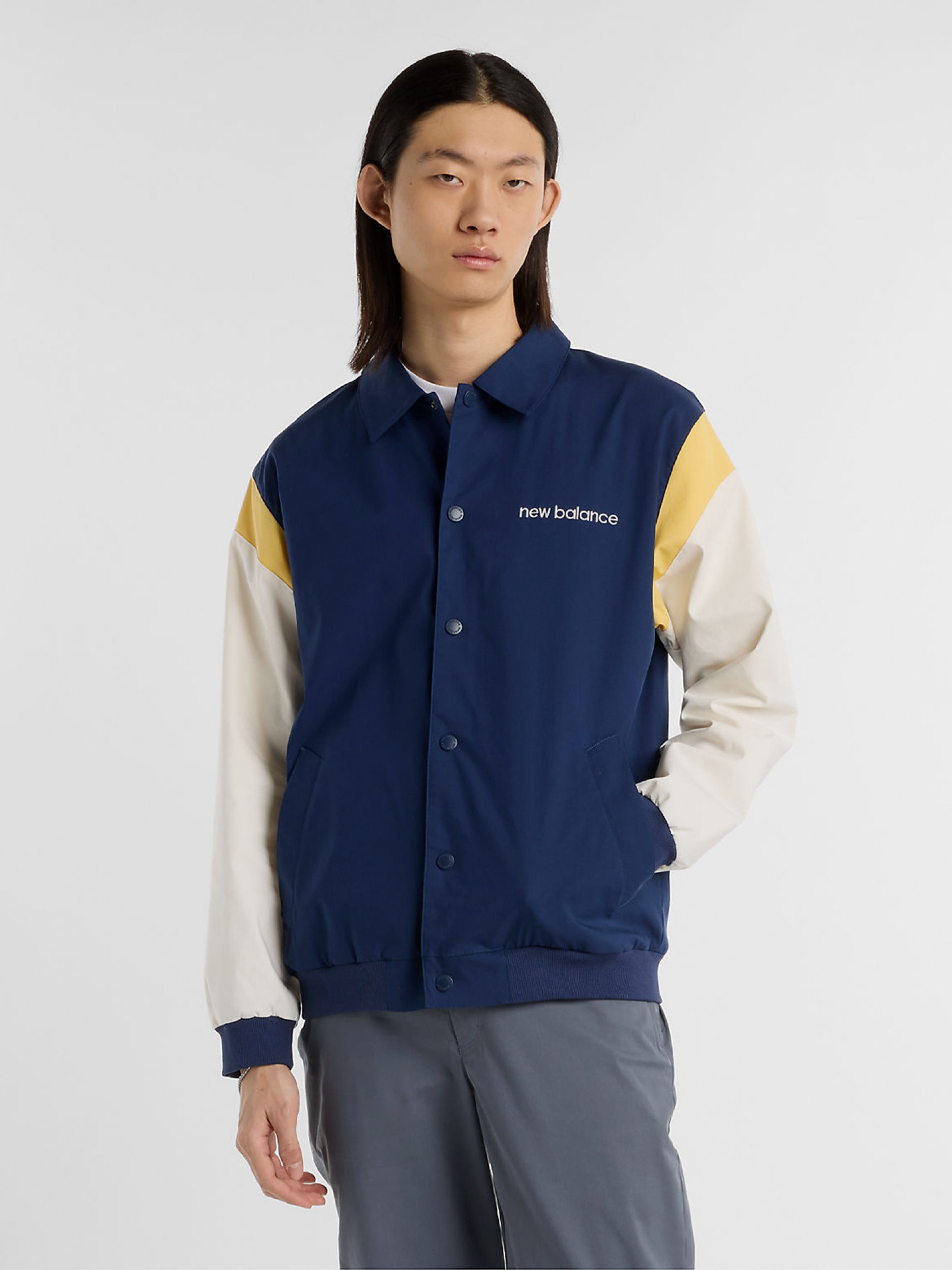 Chaqueta New Balance Athletics Varsity Azul
