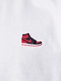T-shirt Nike Air Jordan 1 Patch Jnior Branca