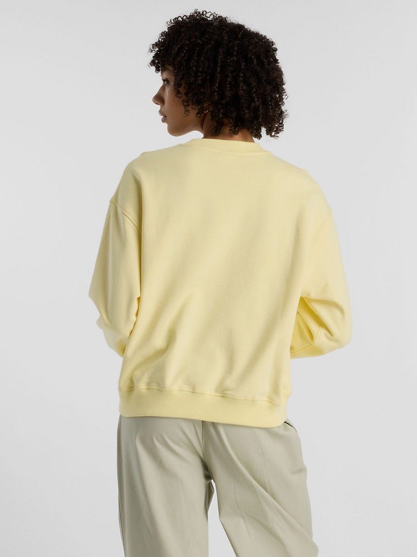 New Balance Athletics French Terry Crew Yellow Sweater