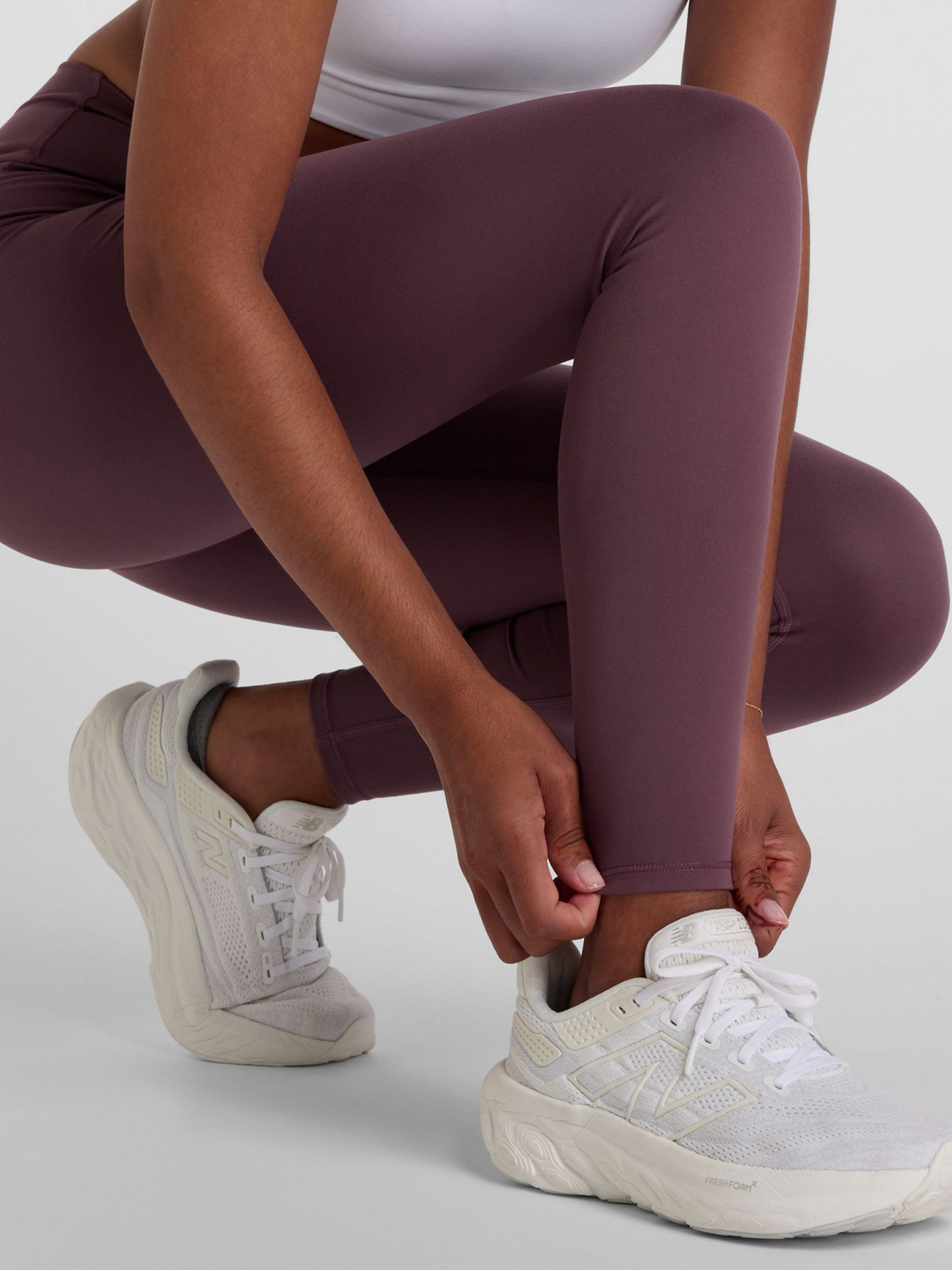 Leggings New Balance Harmony 63.5cm Burdeos