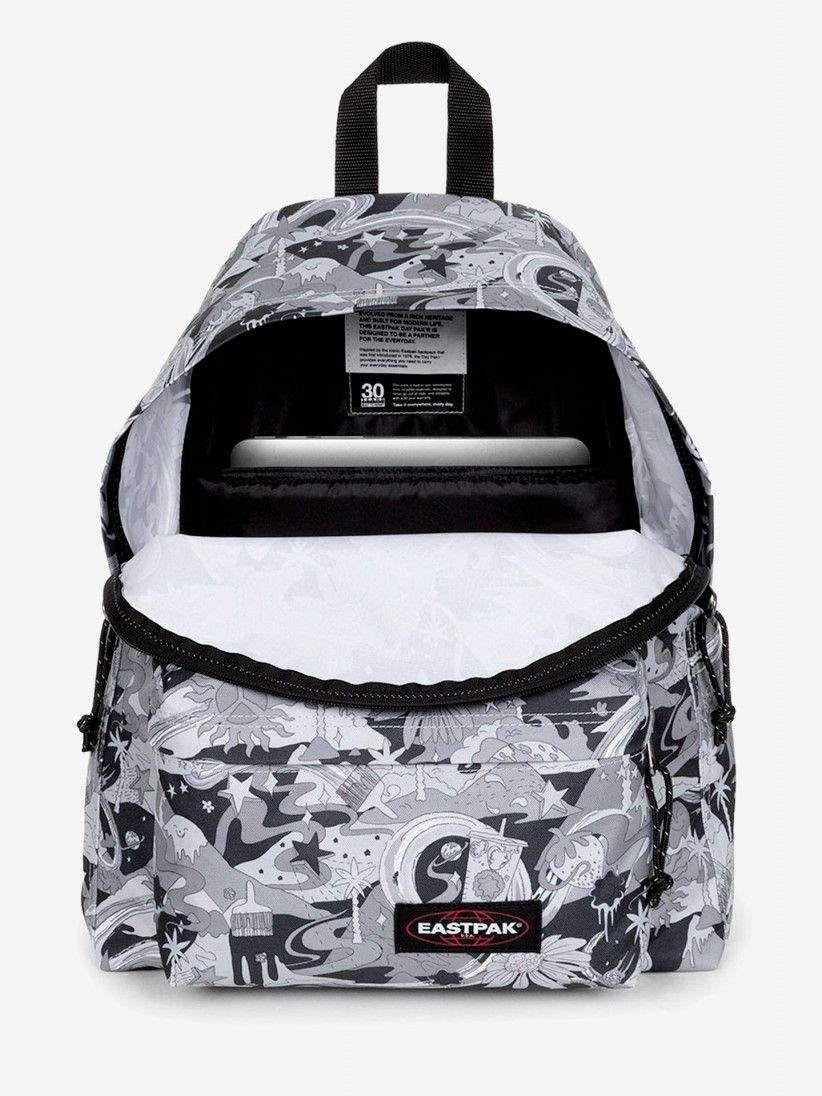 Mochila Escolar Eastpak Day Pak'R Doodle Fest Dark Estampada
