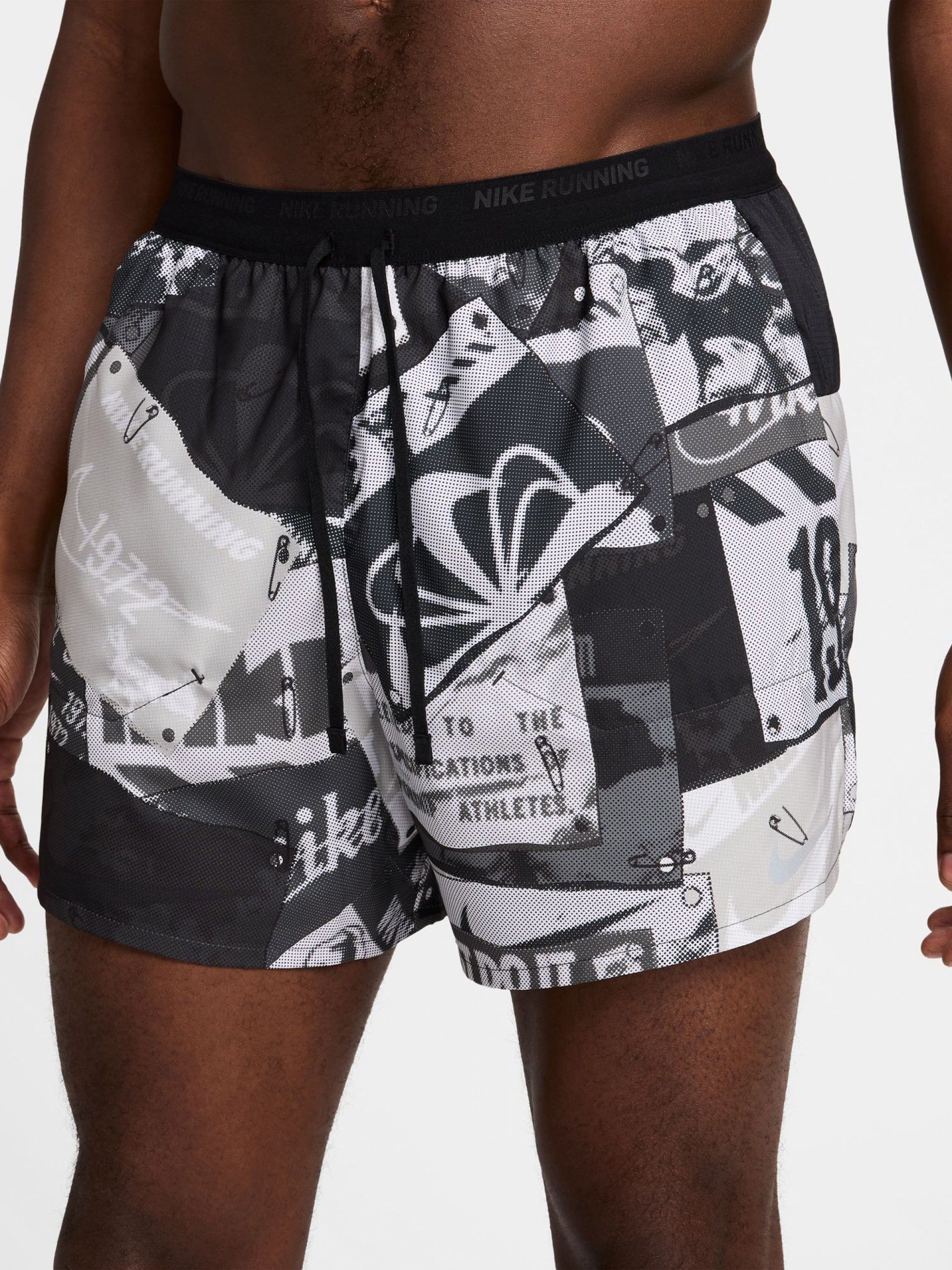 Calções de Running Nike Stride Run Energy Dri-FIT 12.5cm Estampados Para Homem