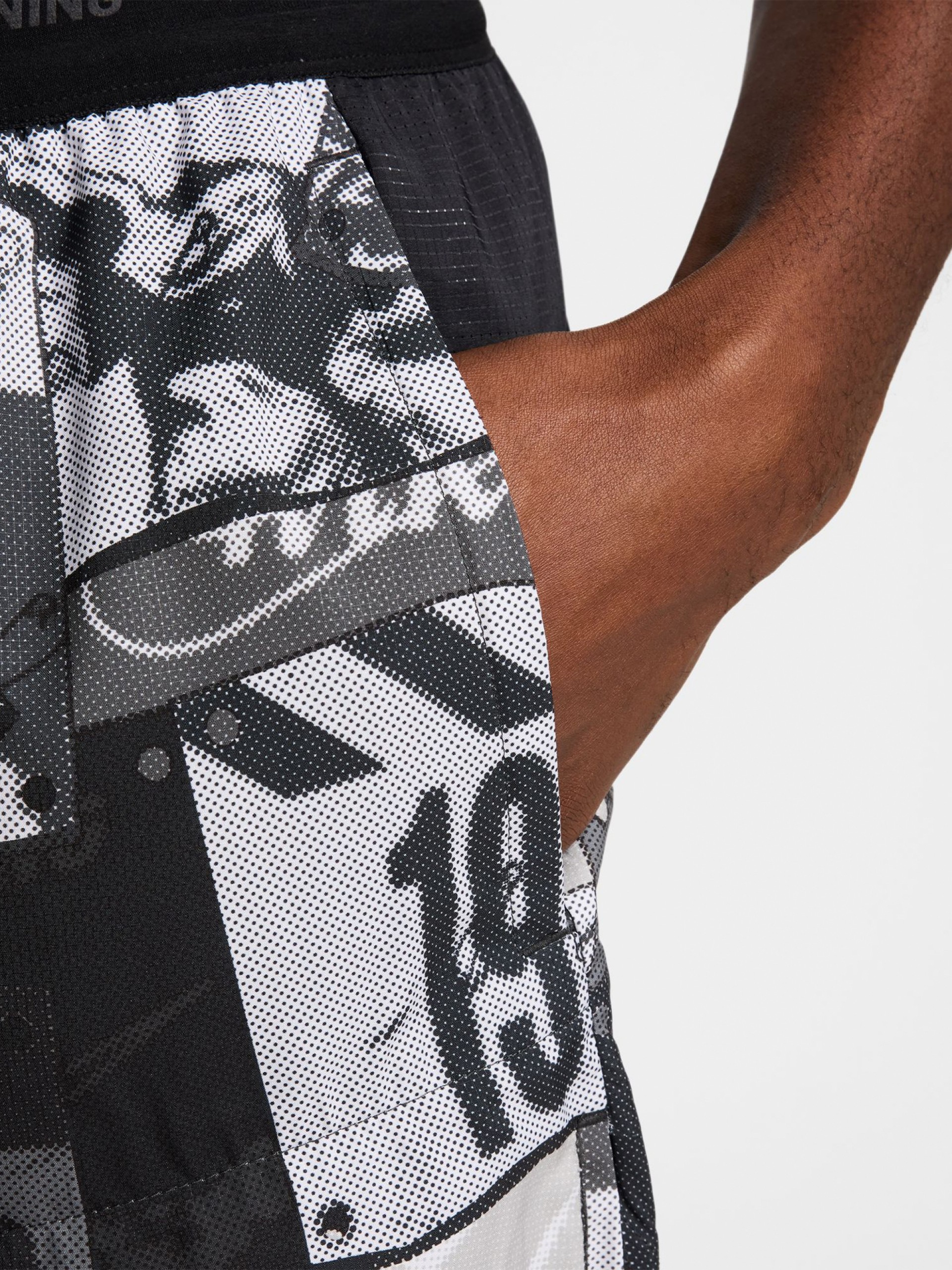 Calções de Running Nike Stride Run Energy Dri-FIT 12.5cm Estampados Para Homem