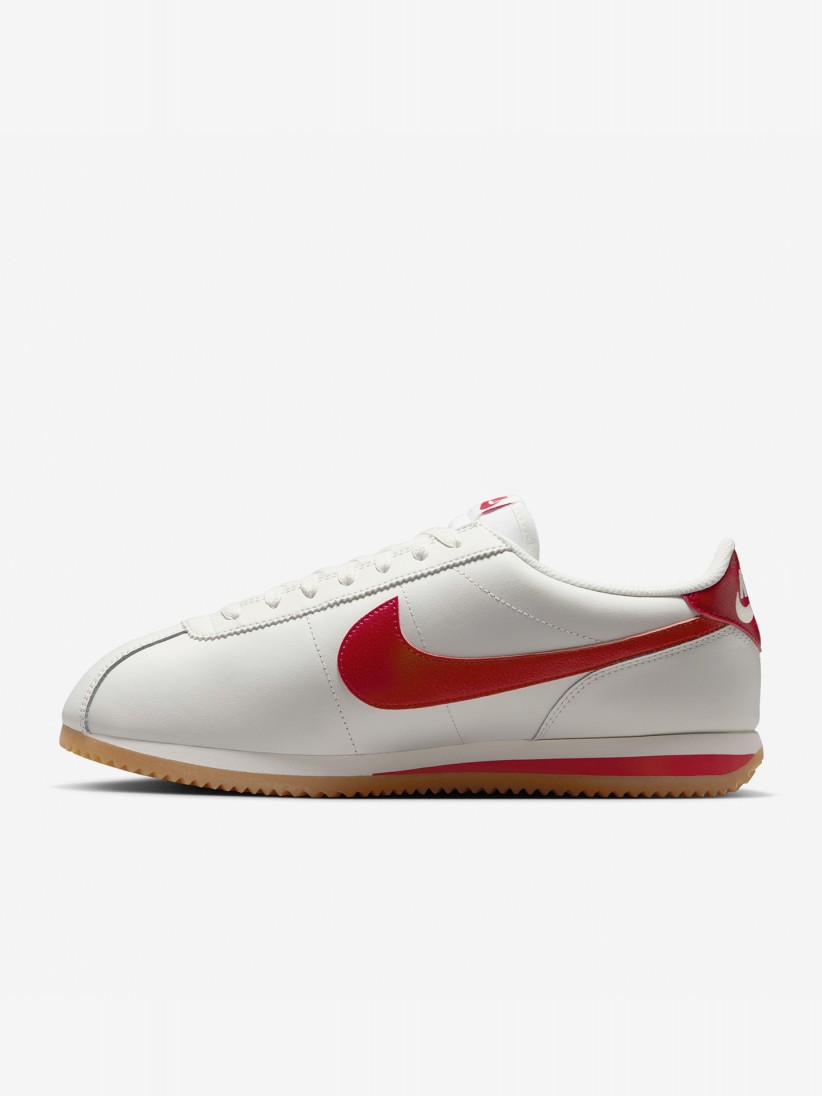 Nike Cortez White and Red Sneakers