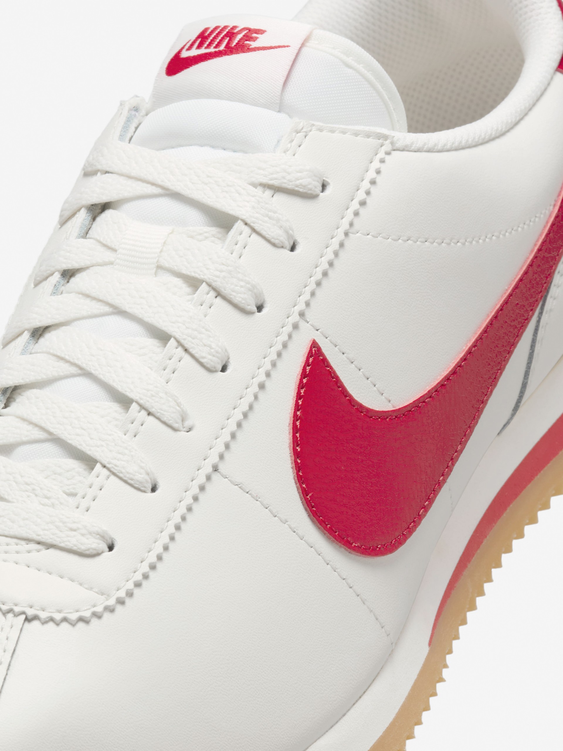 Zapatillas Nike Cortez Blancas y Rojas