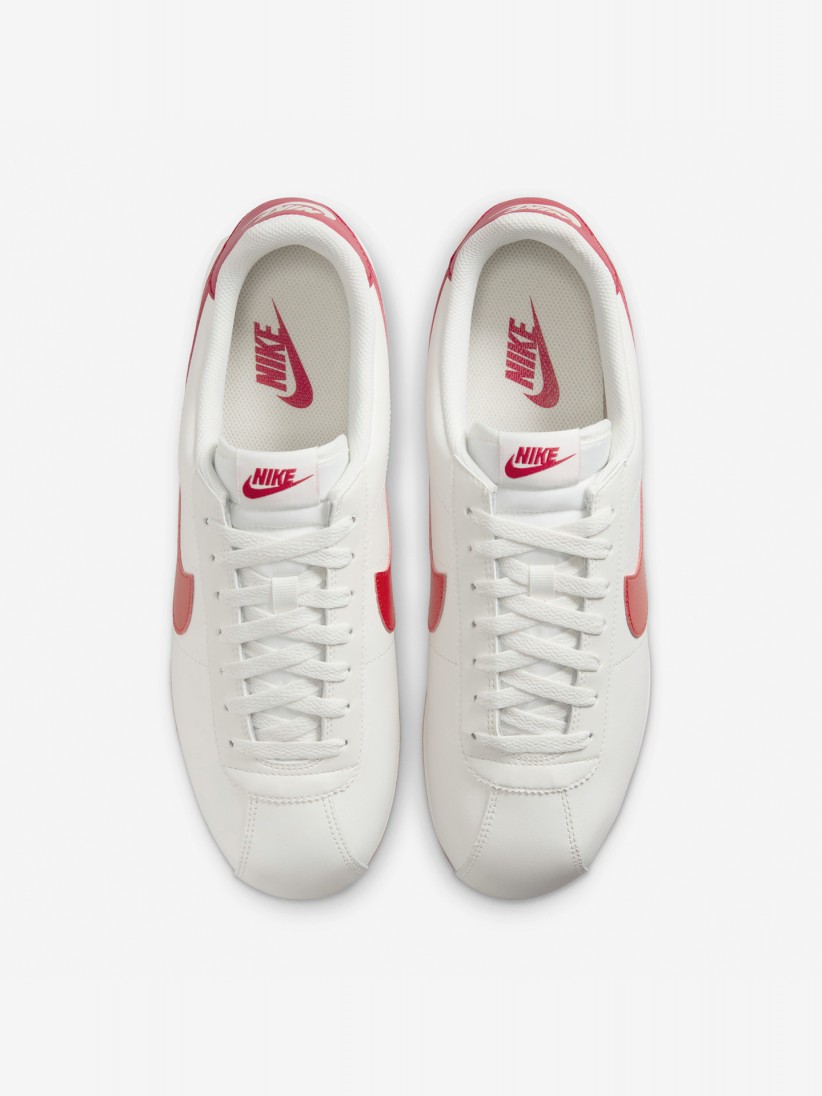 Nike Cortez White and Red Sneakers