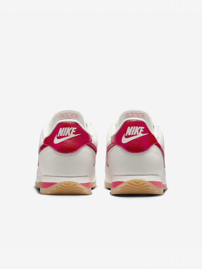 Nike Cortez White and Red Sneakers
