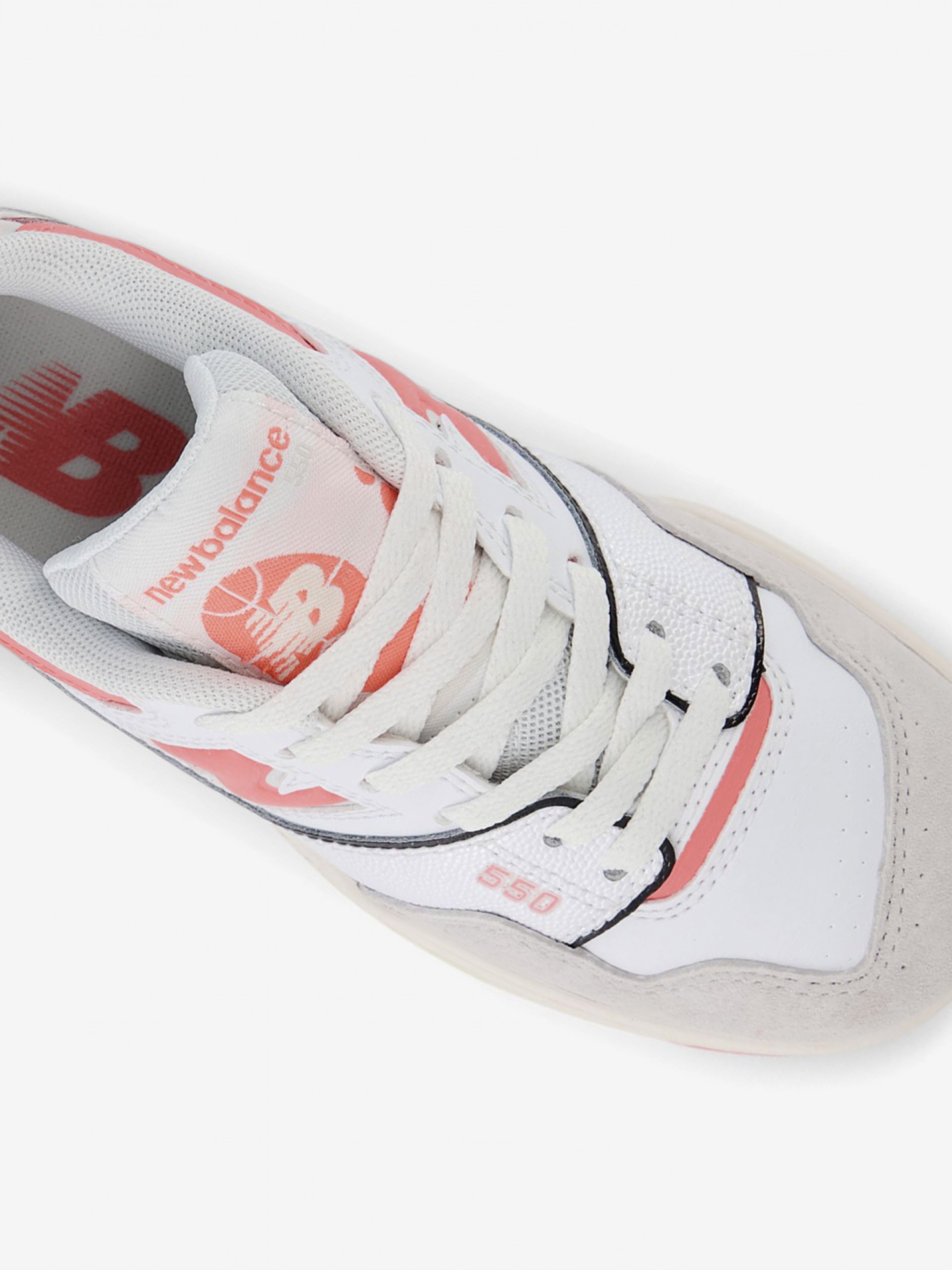Zapatillas New Balance PSB550 Blancas y Coral