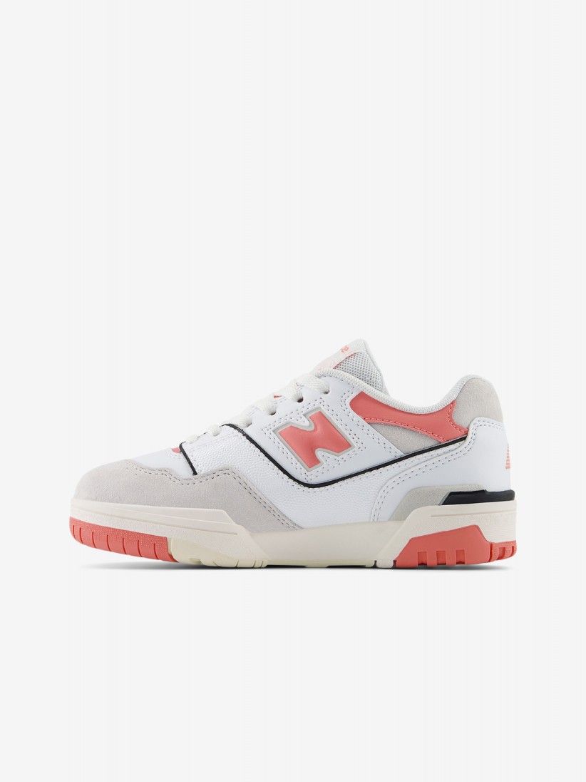 Zapatillas New Balance PSB550 Blancas y Coral