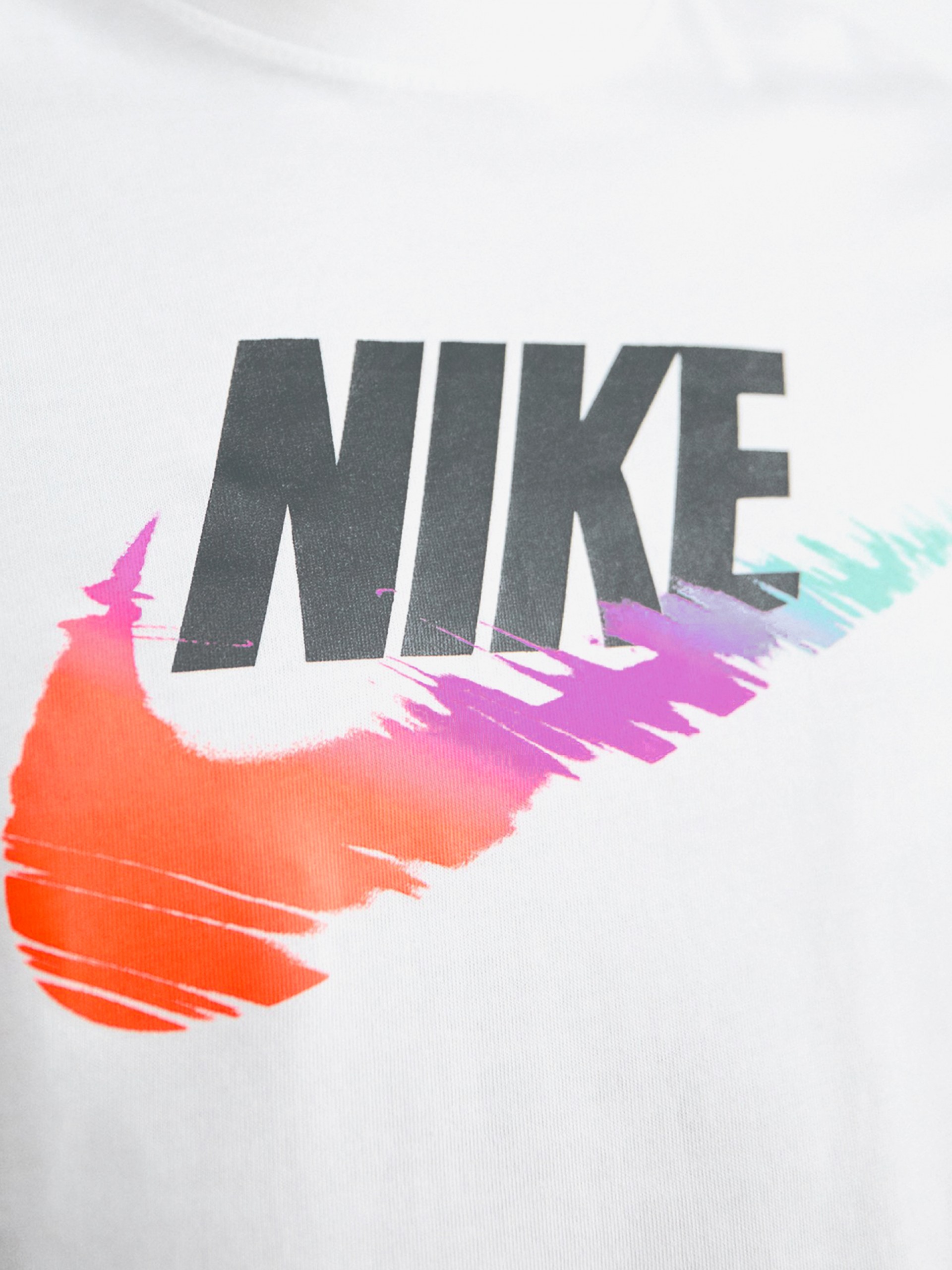 Camiseta Nike Sportswear Futura Blanca Para Hombre