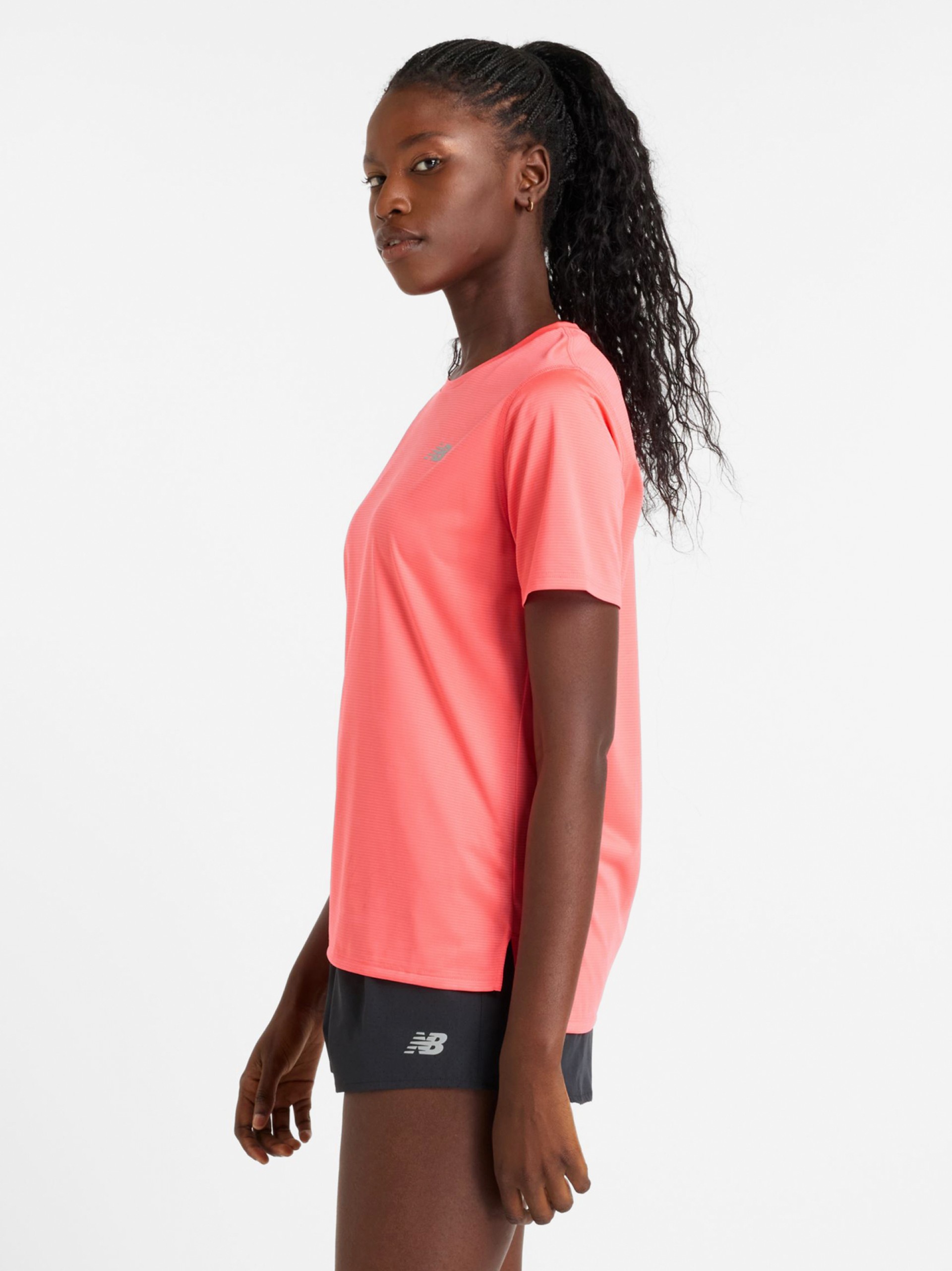 Camiseta New Balance Sport Essentials Rosa