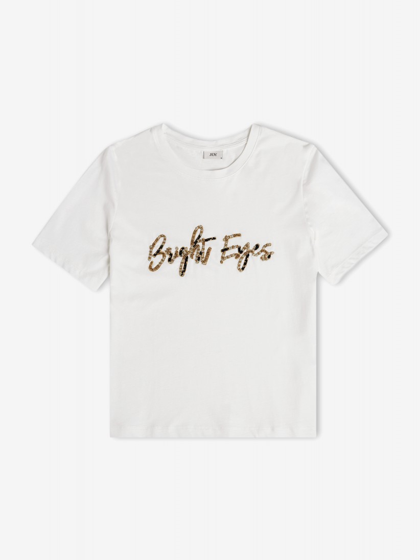 T-shirt Only JDYemma Lurex Branca