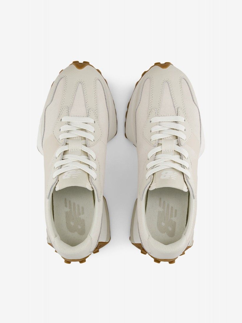 New Balance WS327 V1 Beige Suede Sneakers