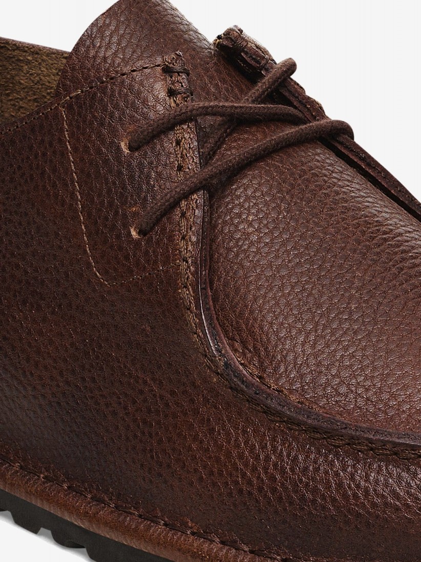 Birkenstock Utti Lace Natural Leather Brown Shoes