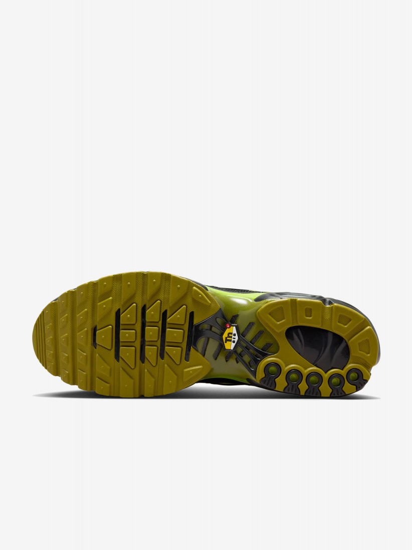 Nike Air Max Plus Black and Green Sneakers