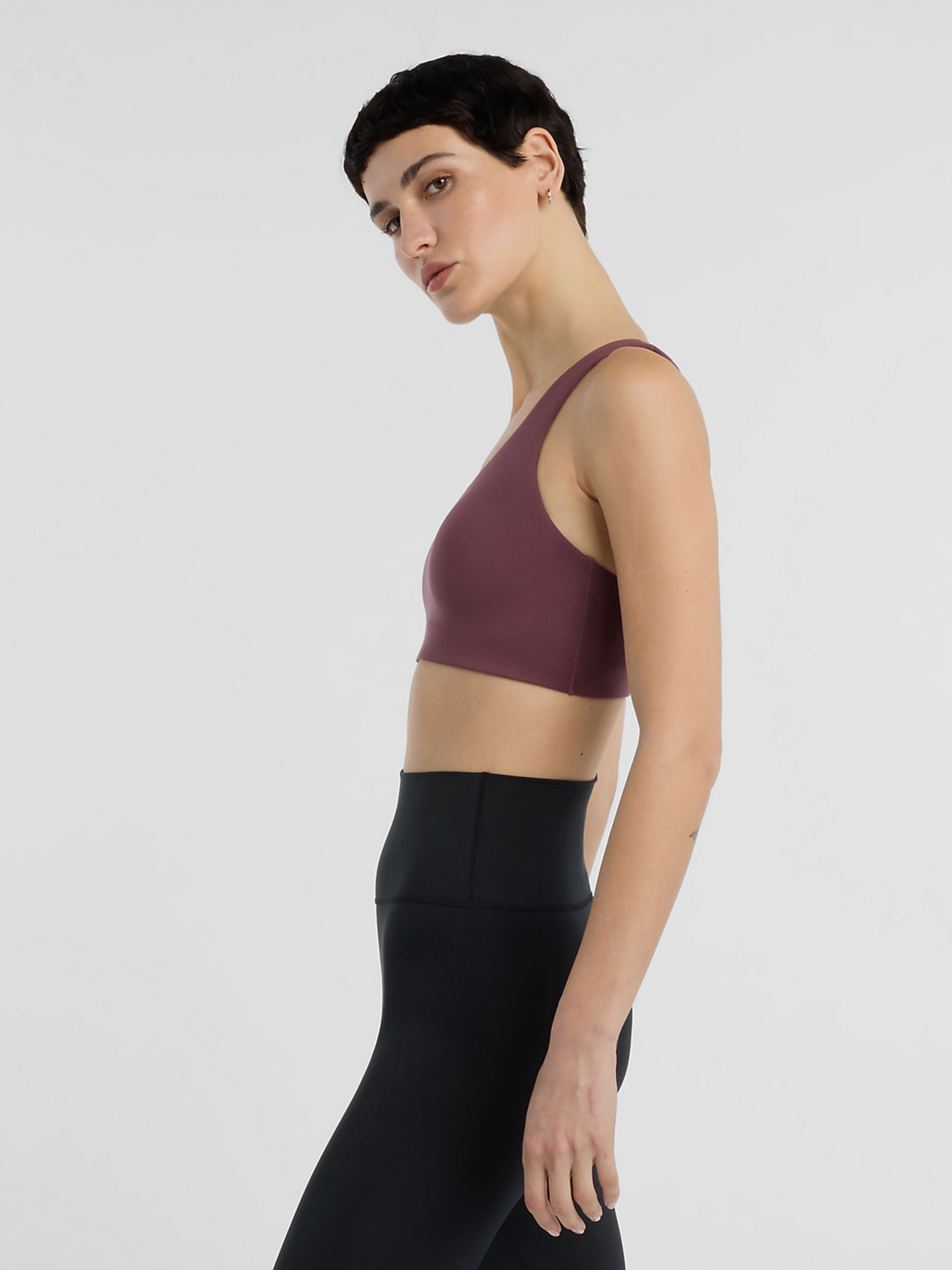 Sujetador Deportivo New Balance Define Train Sujeción Media Burdeos