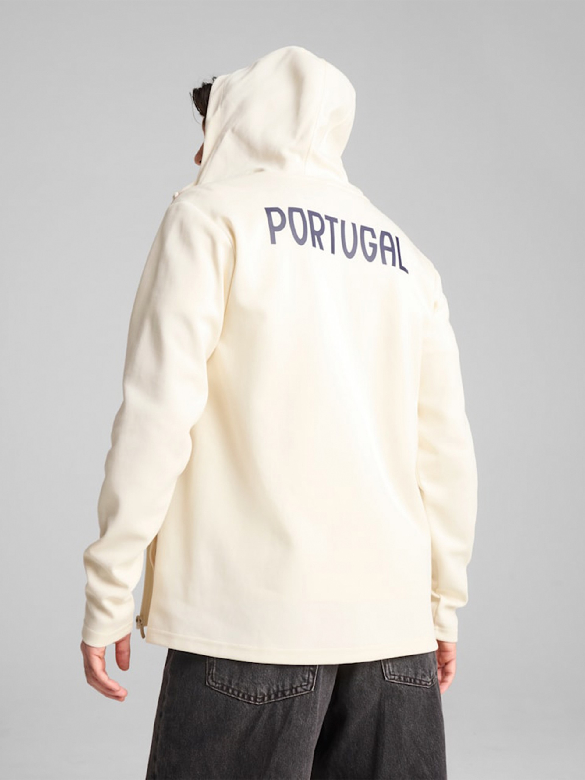 Casaco com Capuz Puma Portugal Casuals Bege 2025