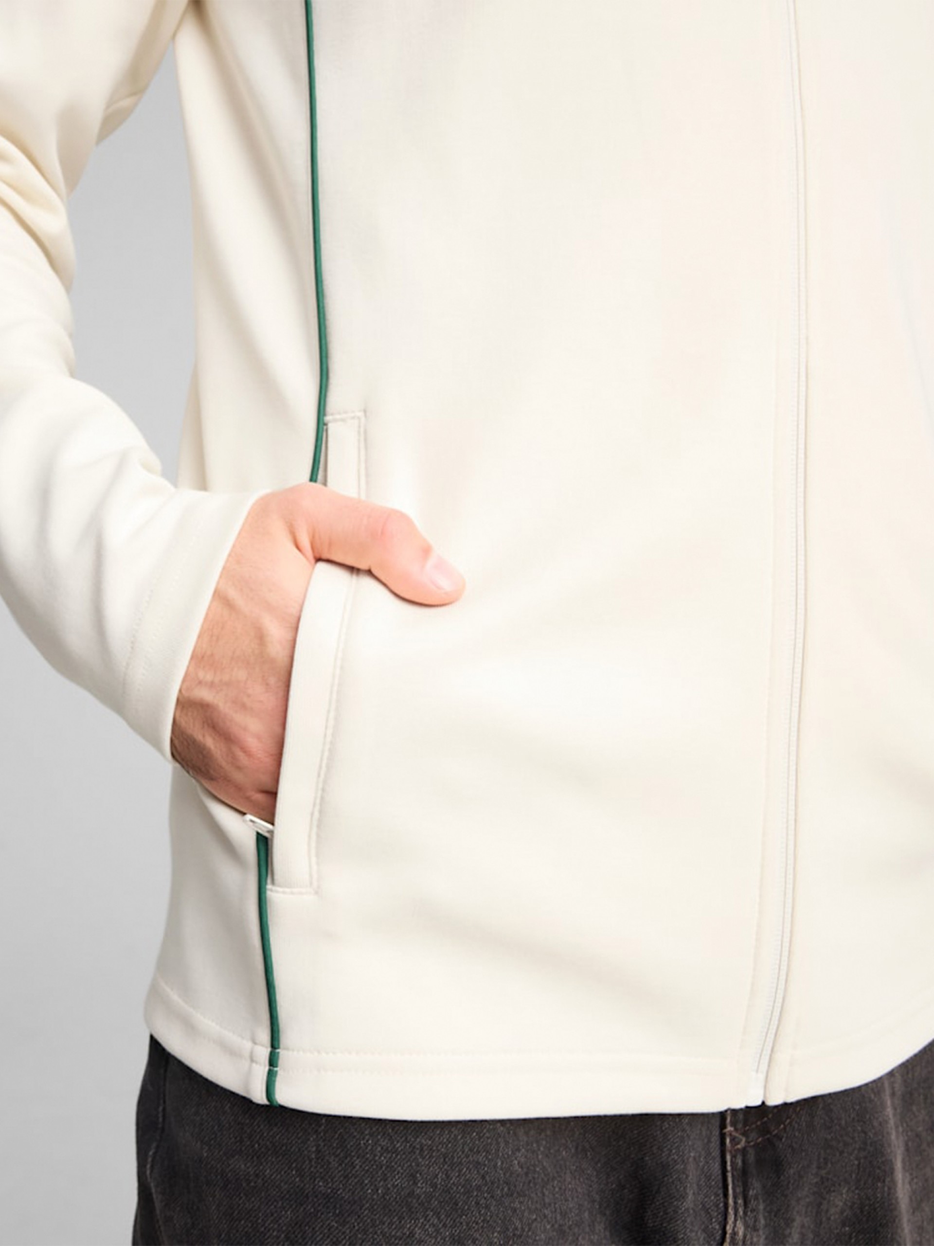 Casaco com Capuz Puma Portugal Casuals Bege 2025