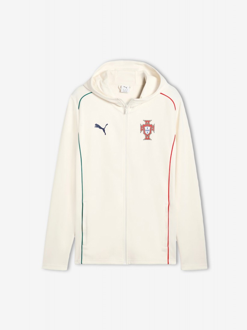 Casaco com Capuz Puma Portugal Casuals Bege 2025