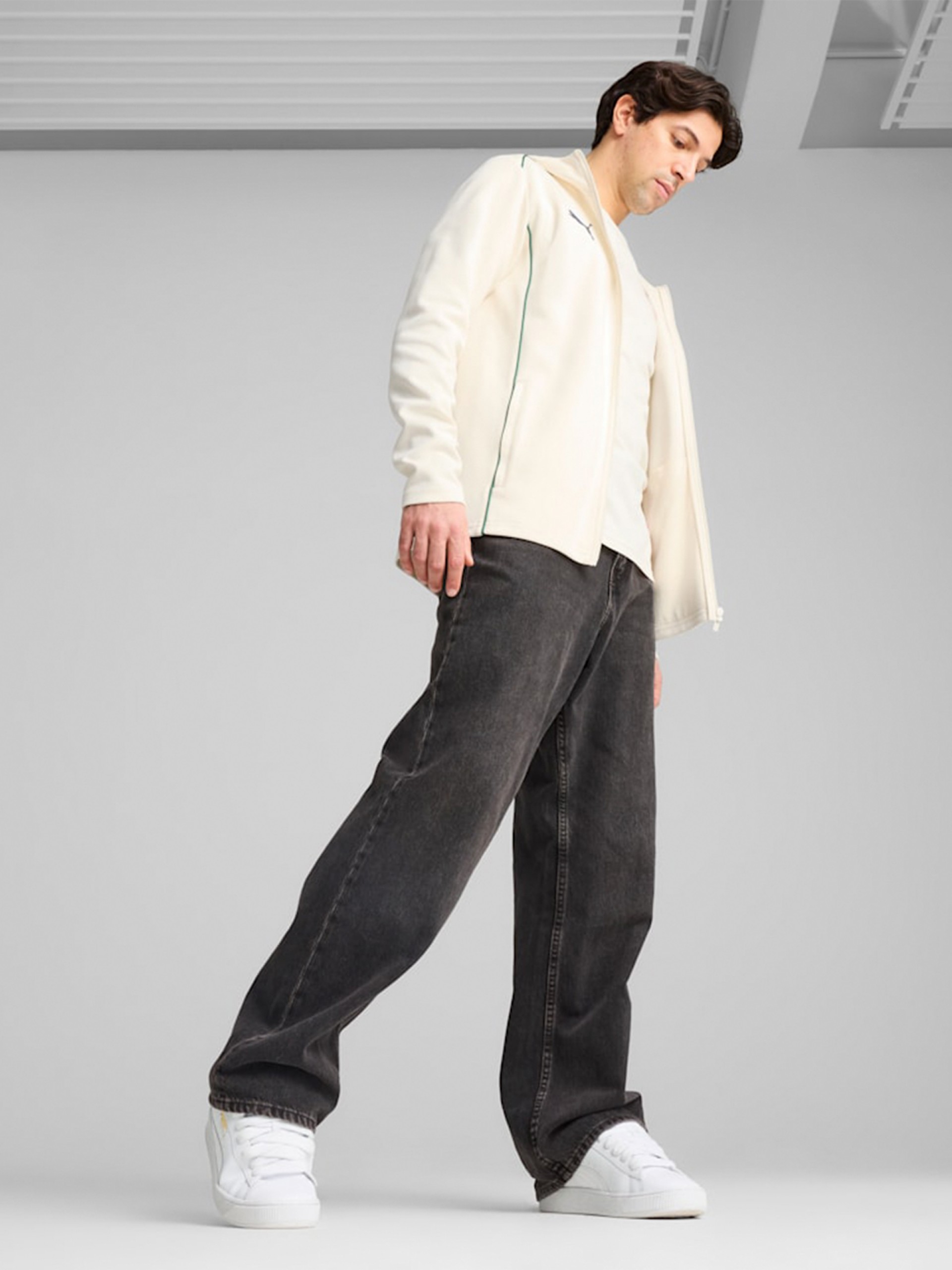 Casaco com Capuz Puma Portugal Casuals Bege 2025