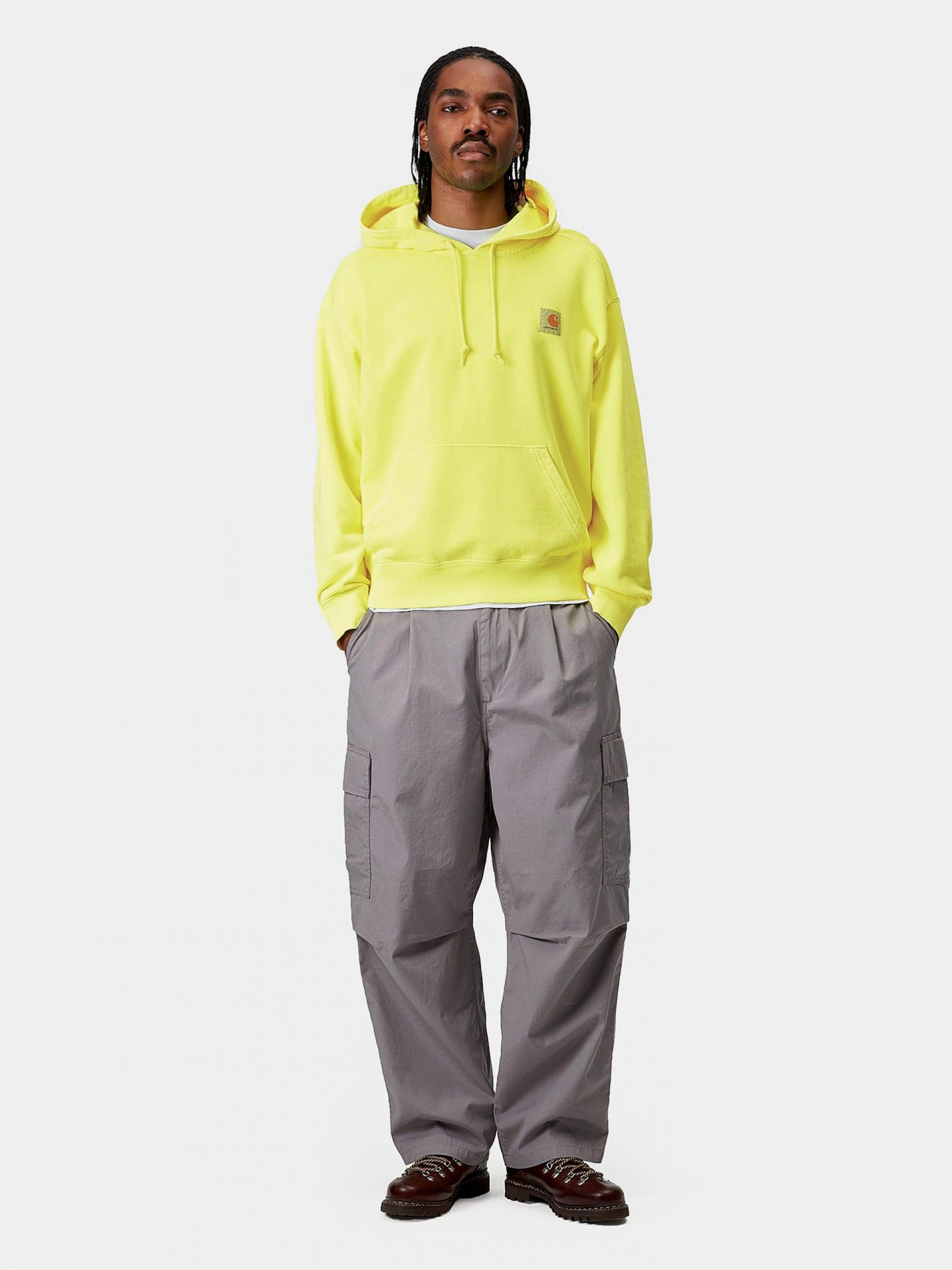 Camisola com Capuz Carhartt WIP Industry Amarela