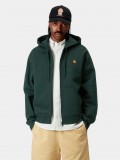 Carhartt WIP American Script Green Hooded Jacket