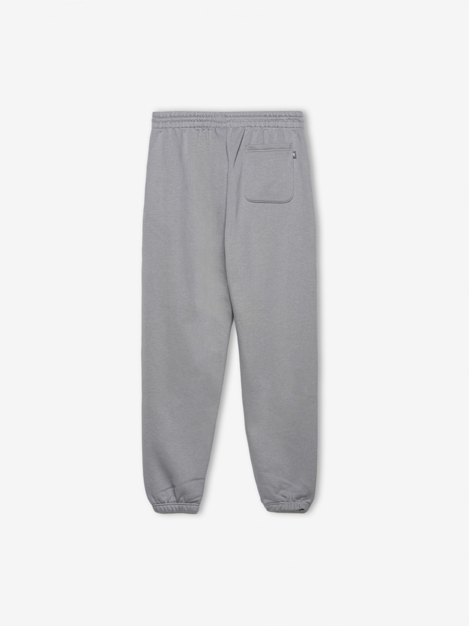 Pantalones New Balance Reimagined Graphic Fleece Jogger Grises