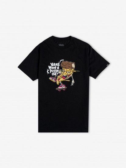 Vans Pizza Me Kids Black T-shirt