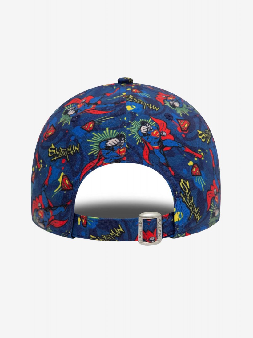 Bon New Era DC Superman All Over Print 9FORTY Kids Azul