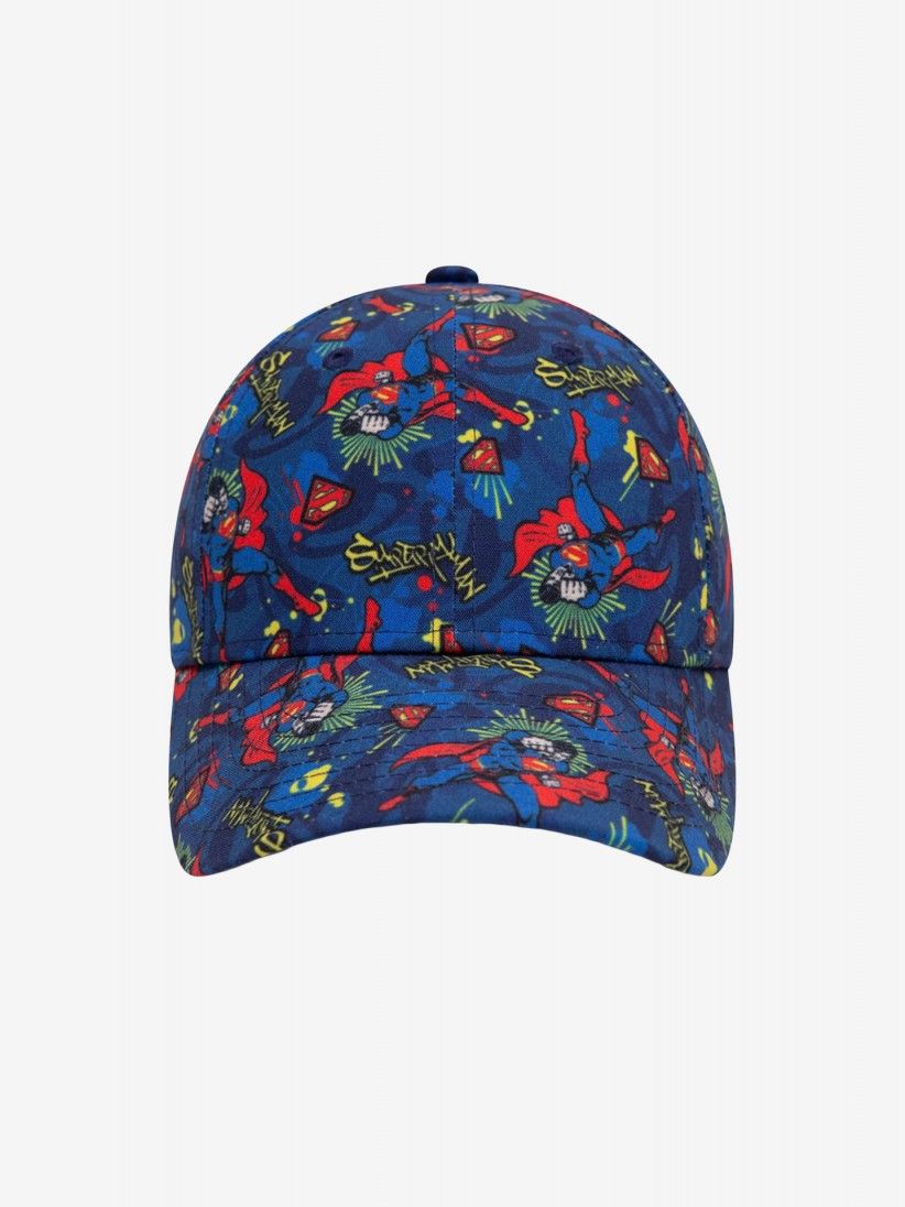 Bon New Era DC Superman All Over Print 9FORTY Kids Azul