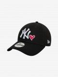 Bon New Era New York Yankees Icon 9FORTY Kids Preto