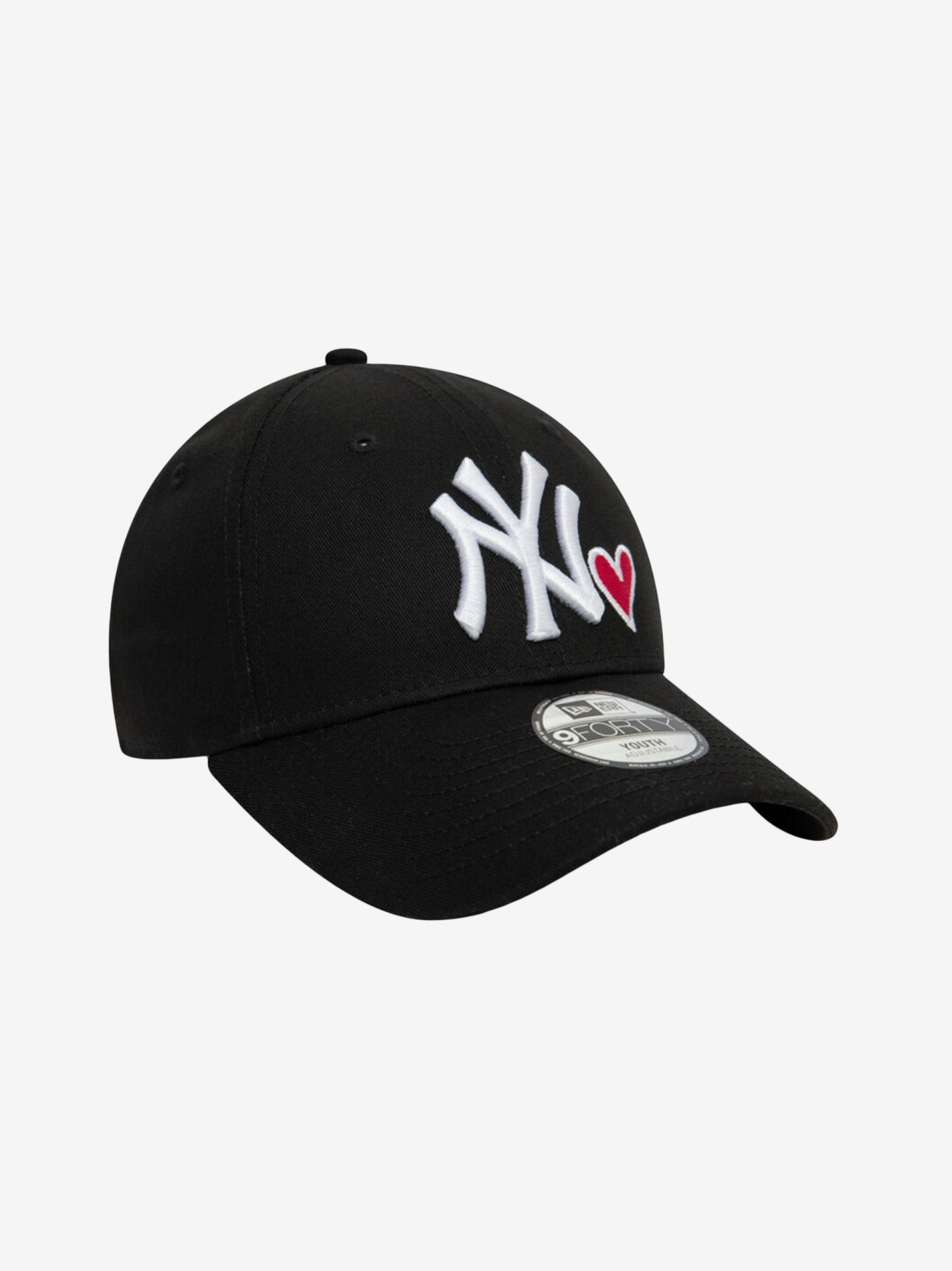 New Era New York Yankees Icon 9FORTY Kids Black Cap