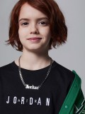 T-shirt Nike Jordan Embroidery Jnior Preta