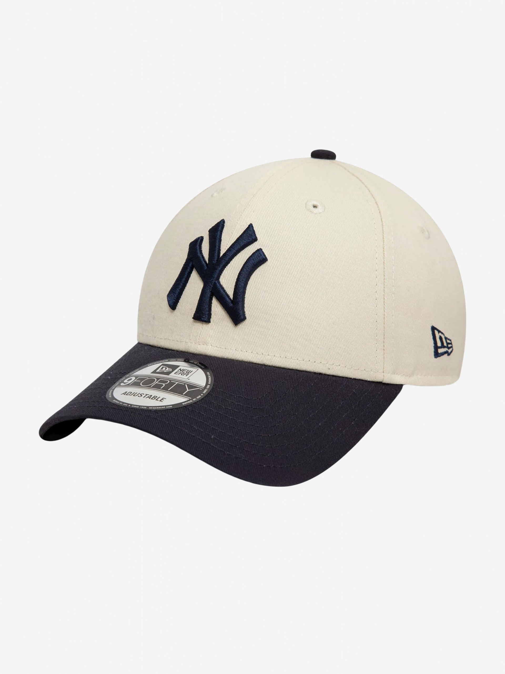 New Era New York Yankees Colour Block 9FORTY Beige Cap