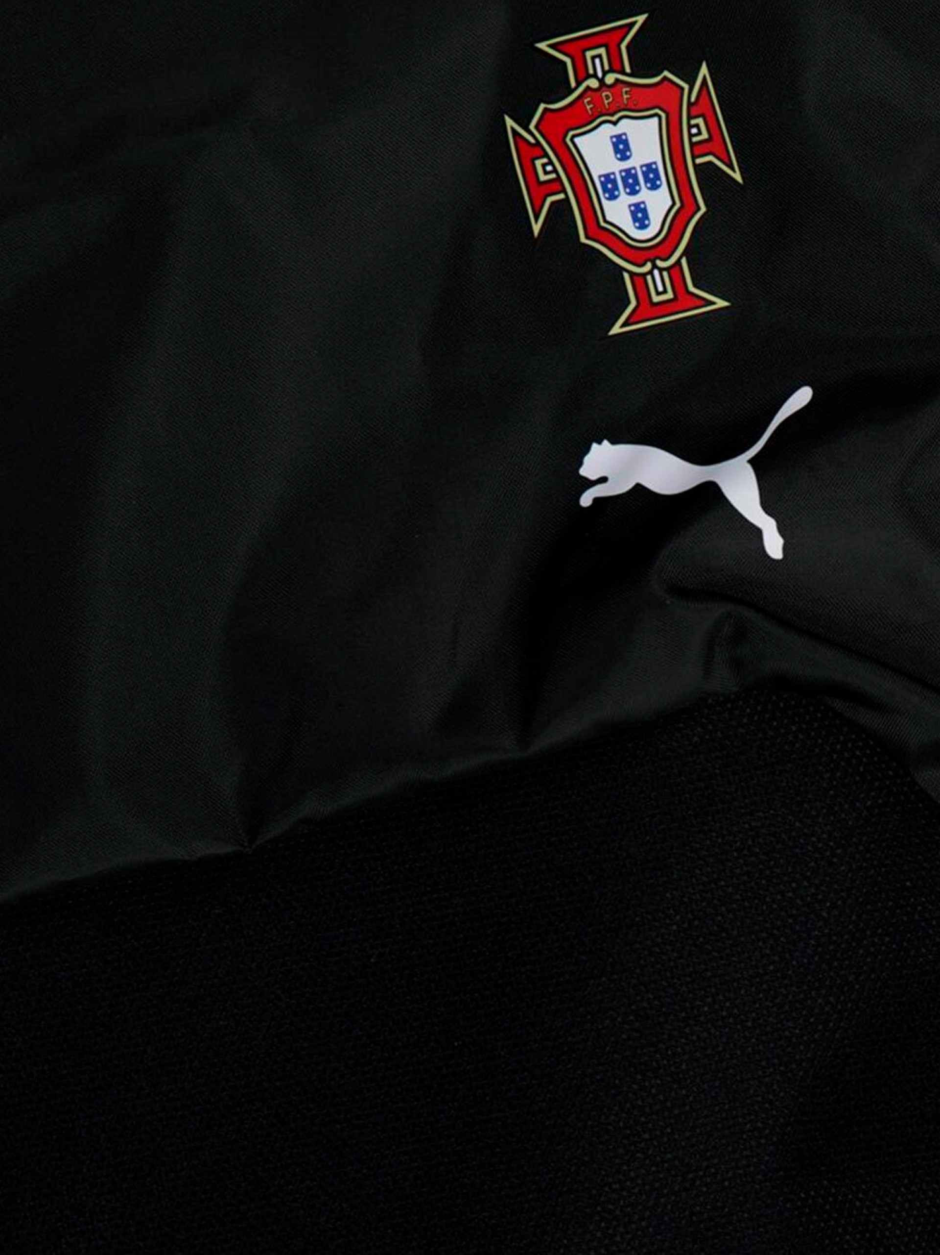 Saco de Desporto Puma Portugal Fan Preto 2025