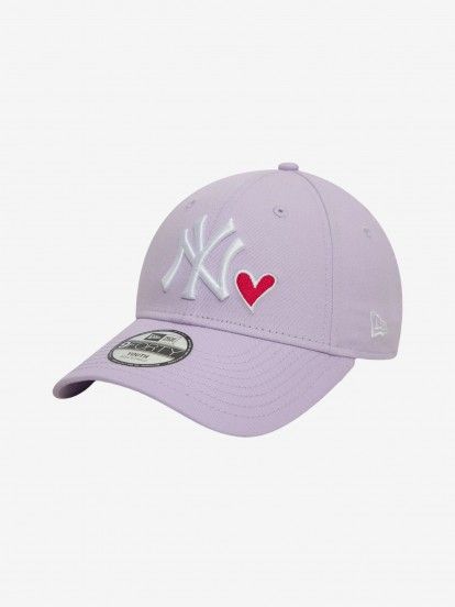 New Era New York Yankees Icon 9FORTY Kids Lilac Cap