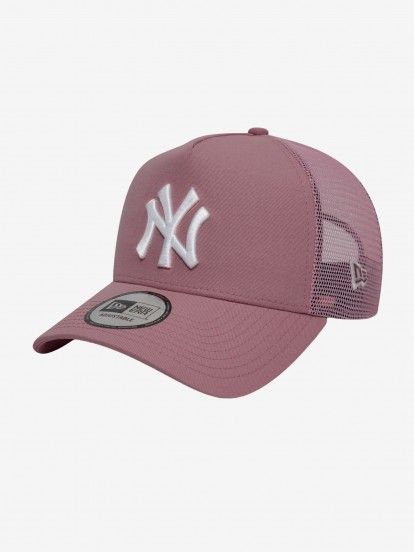 New Era League Essential Trucker New York Yankees Pink Cap