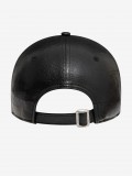 Bon New Era New York Yankees Crinkled PU 9FORTY Preto Para Mulher