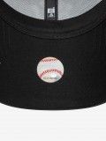 Bon New Era New York Yankees Crinkled PU 9FORTY Preto Para Mulher