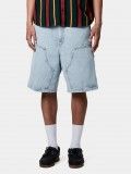 Pantalones Vaqueros Cortos Carhartt WIP Double Knee Azul Claro