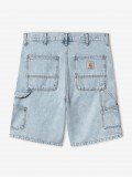 Pantalones Vaqueros Cortos Carhartt WIP Double Knee Azul Claro