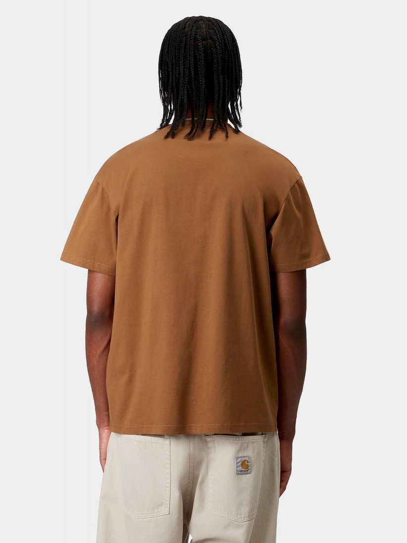 T-shirt Carhartt WIP Pocket Heart Camel