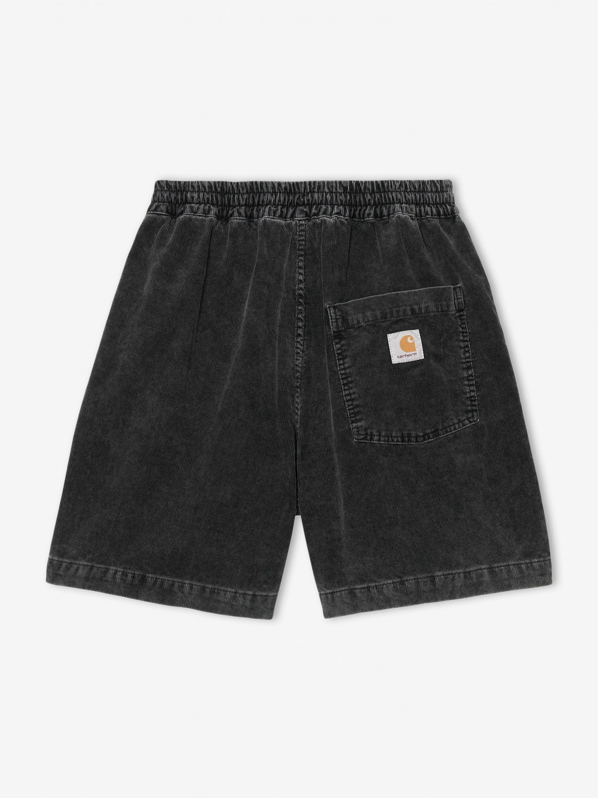 Pantalones Cortos de Pana Carhartt WIP Reynold Negros