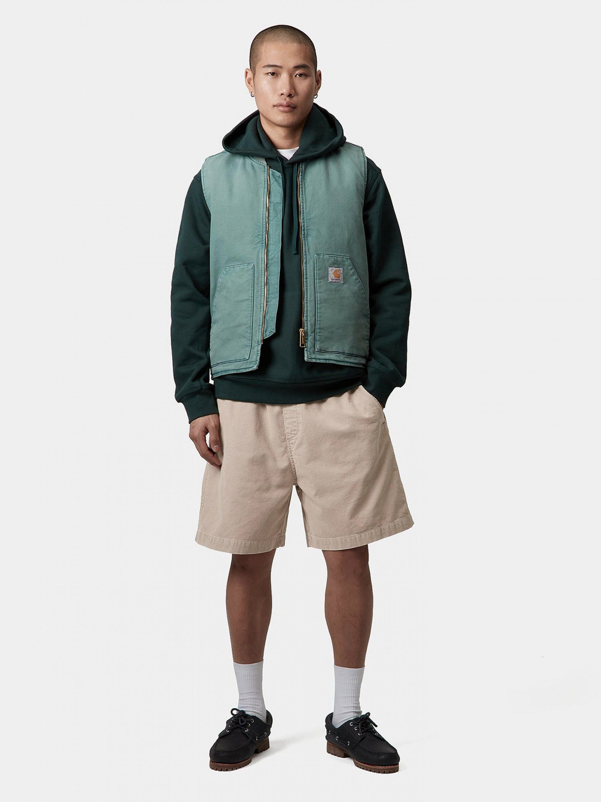 Pantalones Cortos de Pana Carhartt WIP Reynold Beige