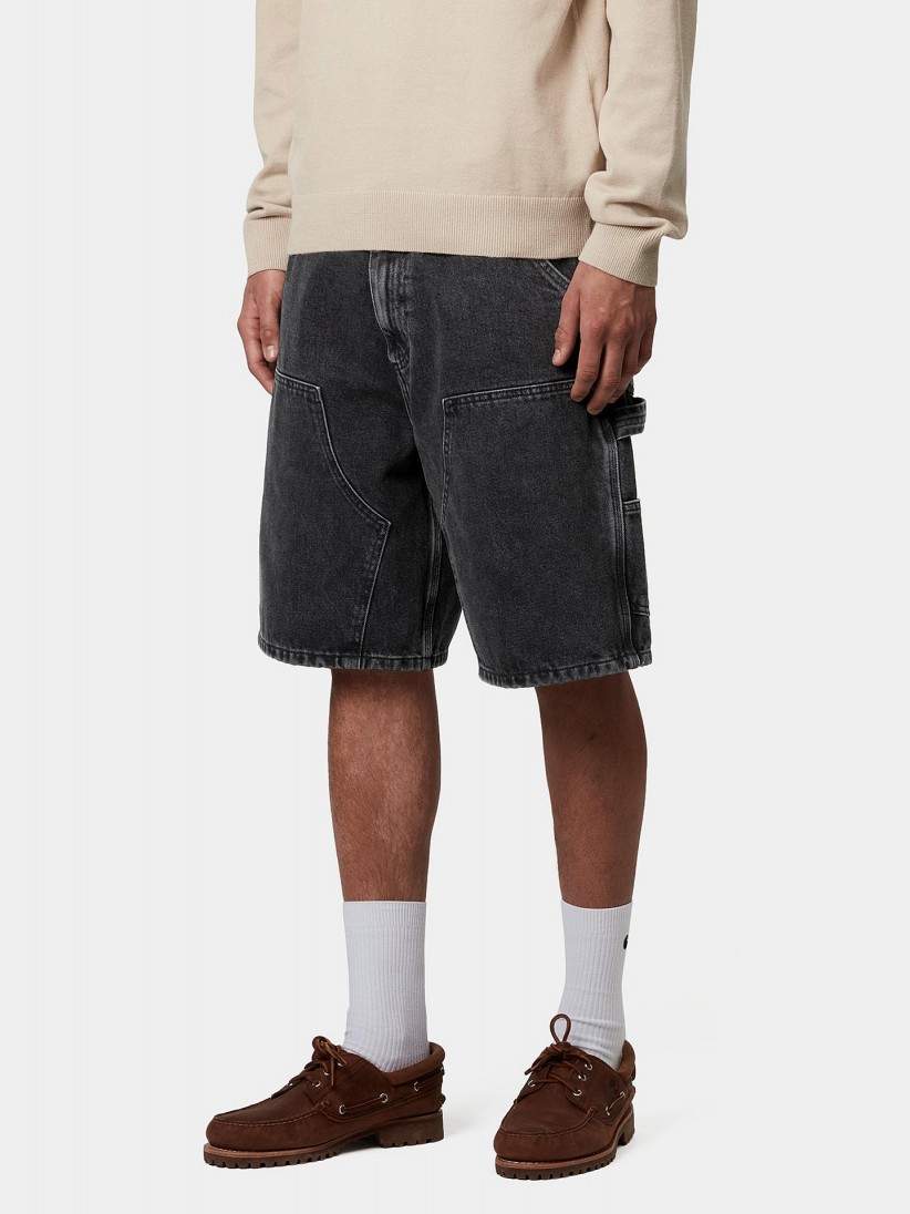 Pantalones Vaqueros Cortos Carhartt WIP Double Knee Negros